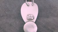 Botryoidal Agate Pink Tourmaline Multi Stone Pendant, Oxidized Sterling Silver, Neon Colors, Pink Green Stones, Hand Stamped