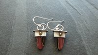 Agua Nueva Agate Mixed Metal Sterling Silver 14K Gold Dangle Earrings