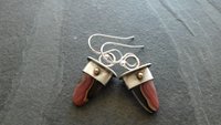 Agua Nueva Agate Mixed Metal Sterling Silver 14K Gold Dangle Earrings