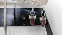 Agua Nueva Agate Mixed Metal Sterling Silver 14K Gold Dangle Earrings