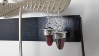 Agua Nueva Agate Mixed Metal Sterling Silver 14K Gold Dangle Earrings