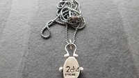 Hot Pink Cobalto Calcite Natural Drusy Sterling Silver 14K Gold Minimalist Pendant Necklace