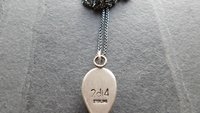 Teardrop Golden Rutilated Quartz Oxidized Sterling Silver 14K Gold Accent Pendant Necklace