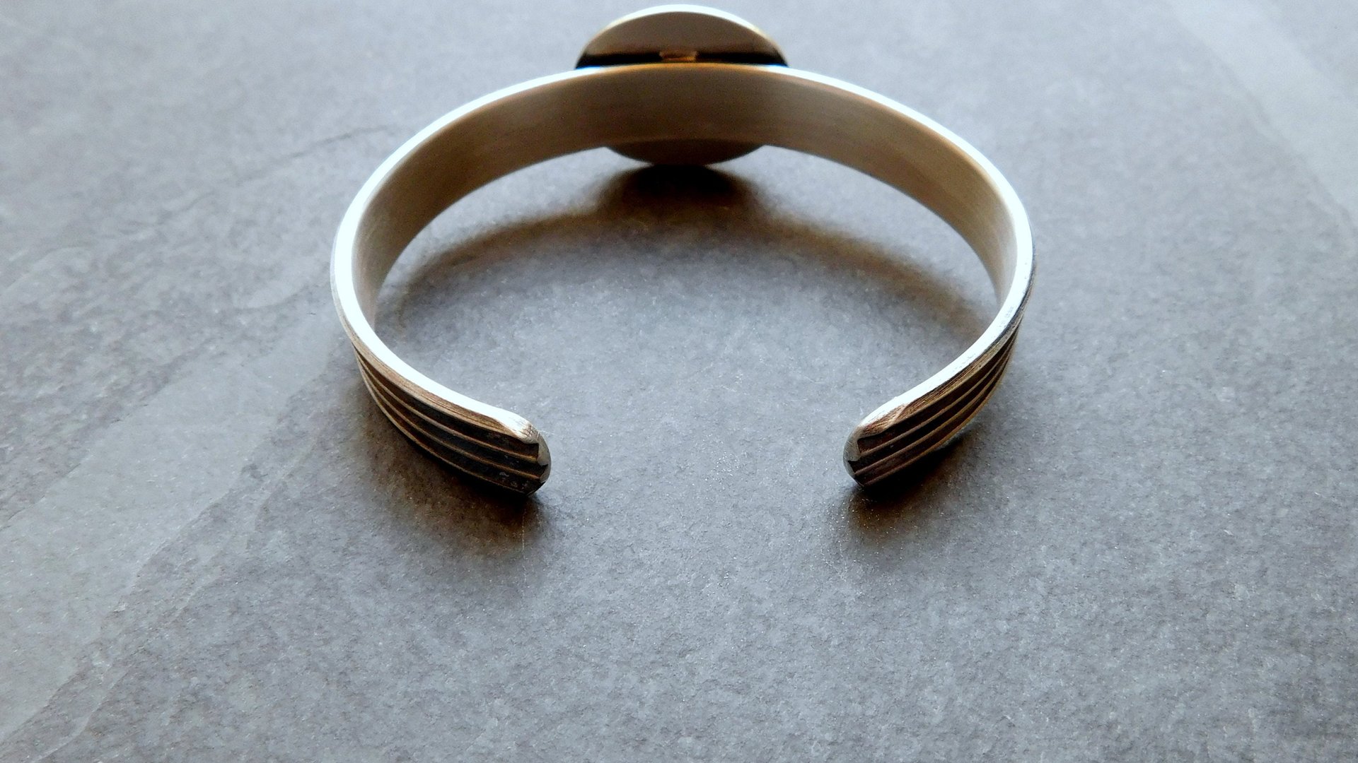 Flashy Blue Labradorite Sterling Silver Multi Wire Cuff Bracelet